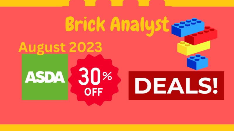 asda 30% off LEGO DEALs