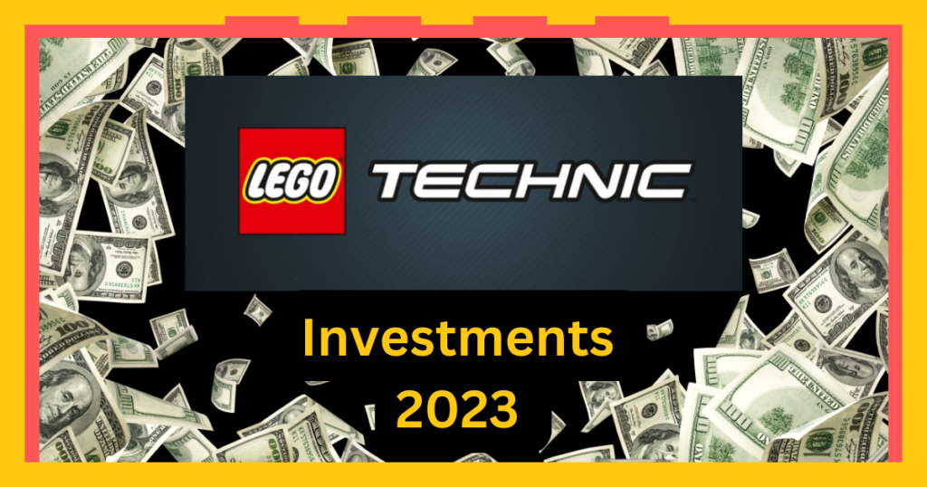 Lego Technic investments 2023