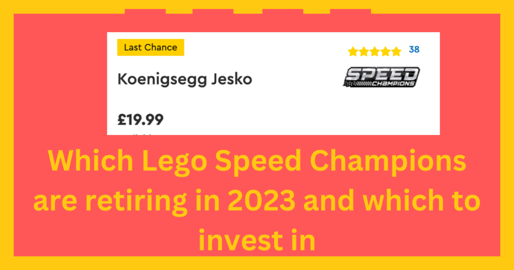 which lego speed champions are retiring in 2023