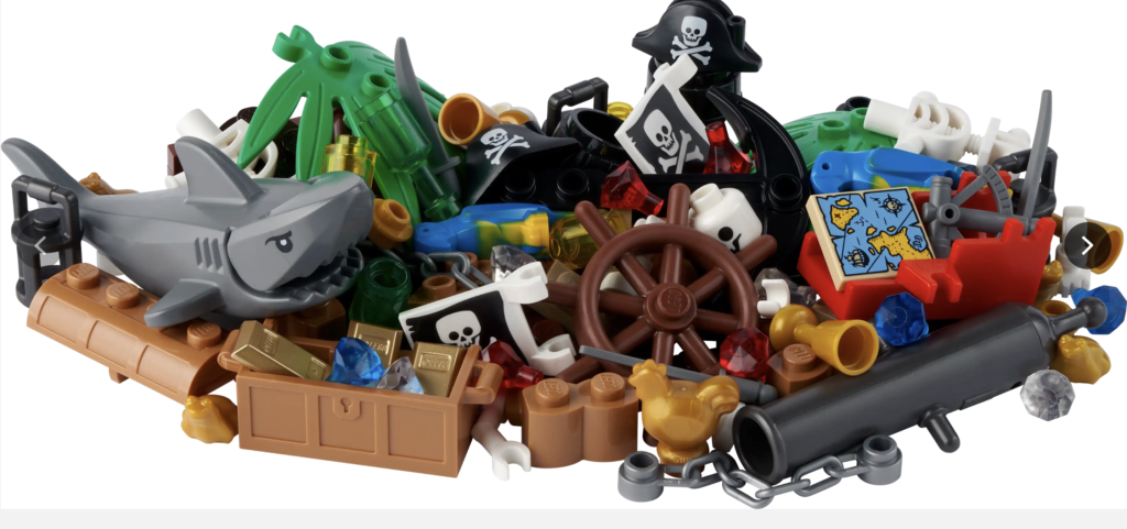 Lego 40615 pirates and treasure vip add on pack