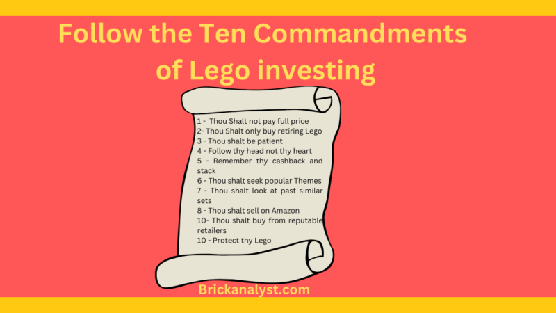 lego investing commandments