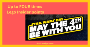 four times Lego insider points star wars