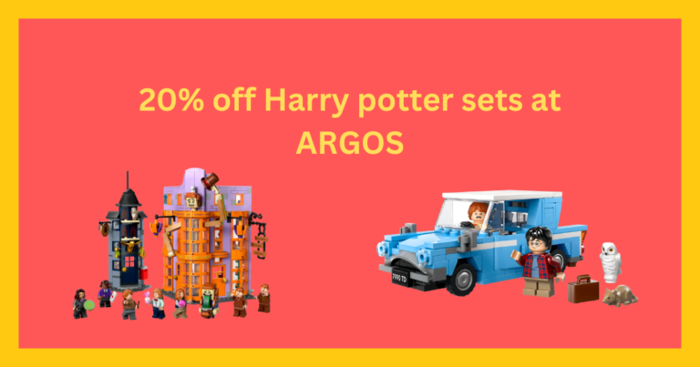 Get 20% off select Lego Harry Potter sets